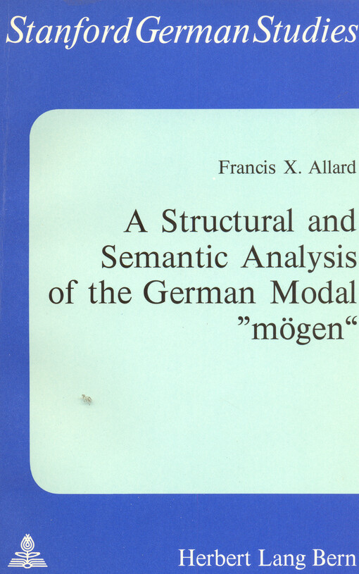 A structural and semantic analysis of the German modal 