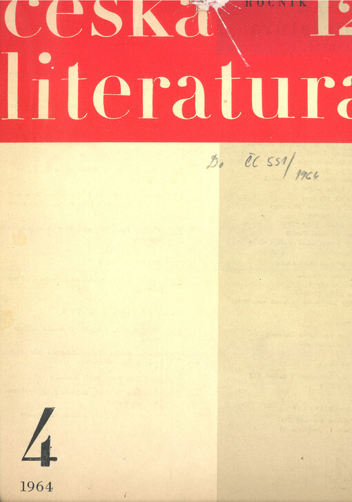 Česká literatura : časopis pro literární vědu