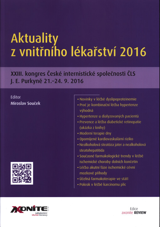 Aktuality z vnitřního lékařství 2016 : XXIII. kongres České internistické společnosti ČLS J.E. Purkyně, 21.-24.9.2016