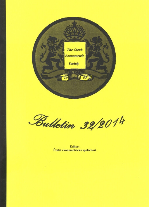Bulletin. The Czech Econometric Society