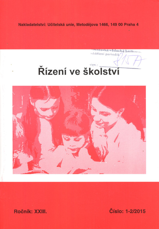 Řízení ve školství : publikace pro řídící pracovníky ve školství