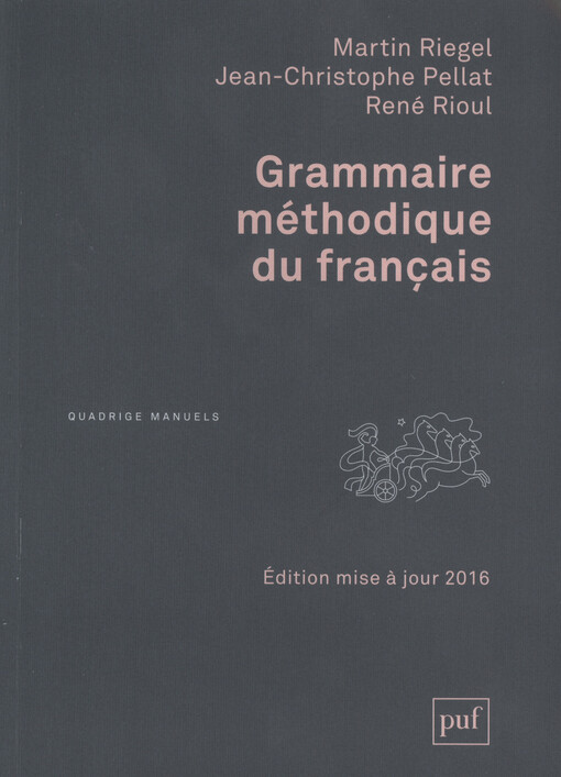 Grammaire méthodique du français