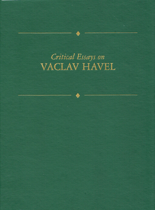 Critical essays on Vaclav Havel