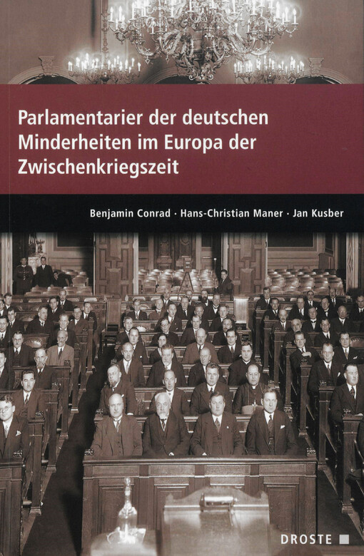 Parlamentarier der deutschen Minderheiten im Europa der Zwischenkriegszeit