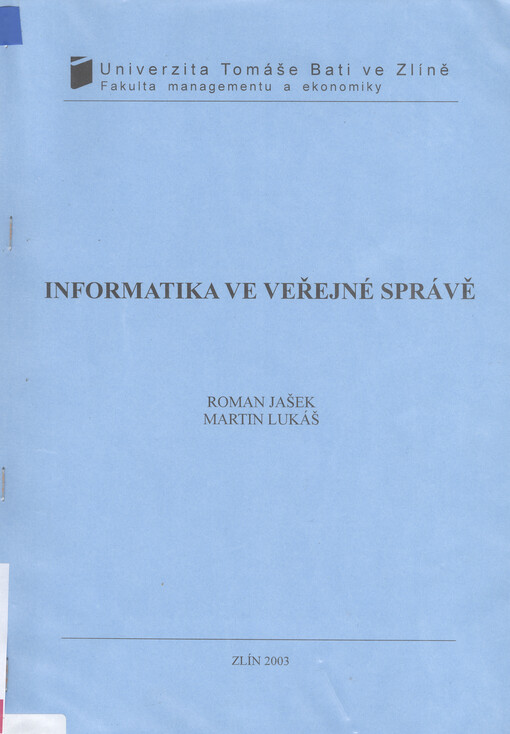 Informatika ve veřejné správě