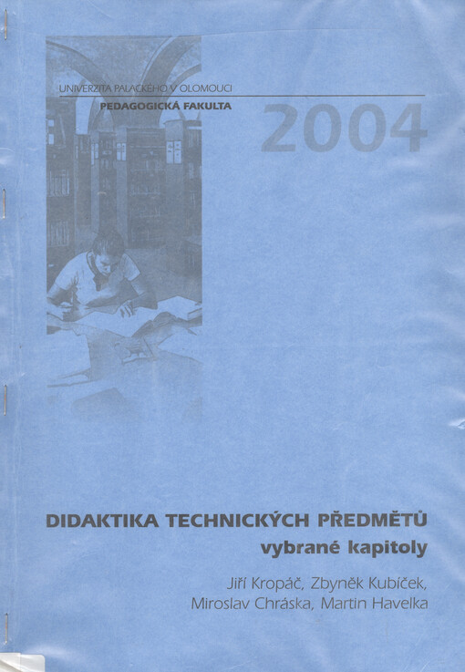 Didaktika technických předmětů: vybrané kapitoly