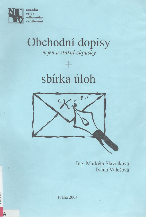 Obchodní dopisy nejen u státní zkoušky: + sbírka úloh