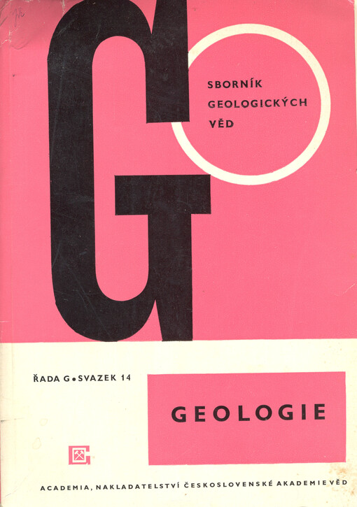 Sborník geologických věd : řada G. sv. 14, geologie