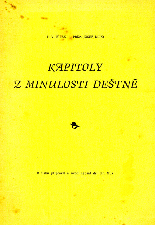 Kapitoly z minulosti Deštné