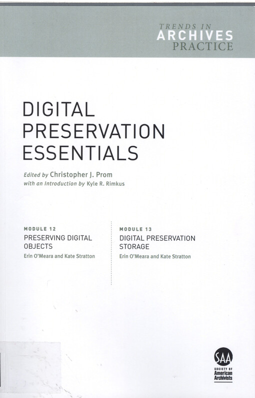 Digital preservation essentials