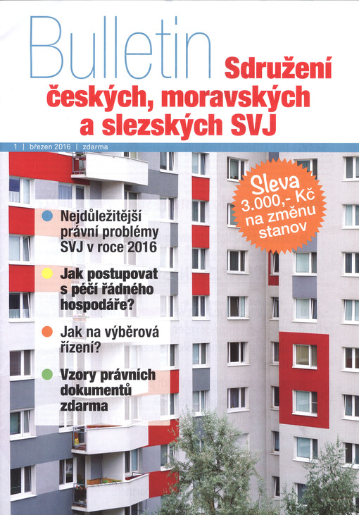 Bulletin Sdružení českých, moravských a slezských SVJ