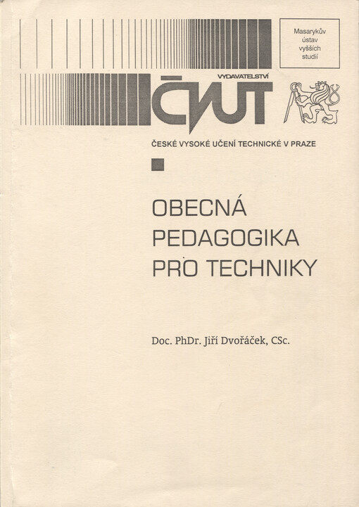 Obecná pedagogika pro techniky