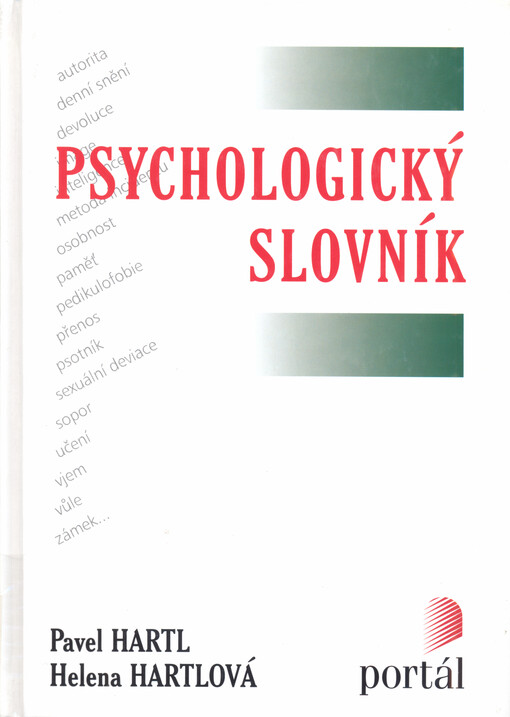 Psychologický slovník, Vyd. 1.