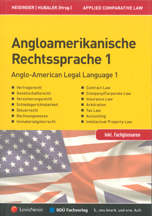 Angloamerikanische Rechtssprache. 1