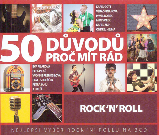50 důvodů proč mít rád. Rock'n'roll : nejlepší výběr rock'n'rollu na 3 CD