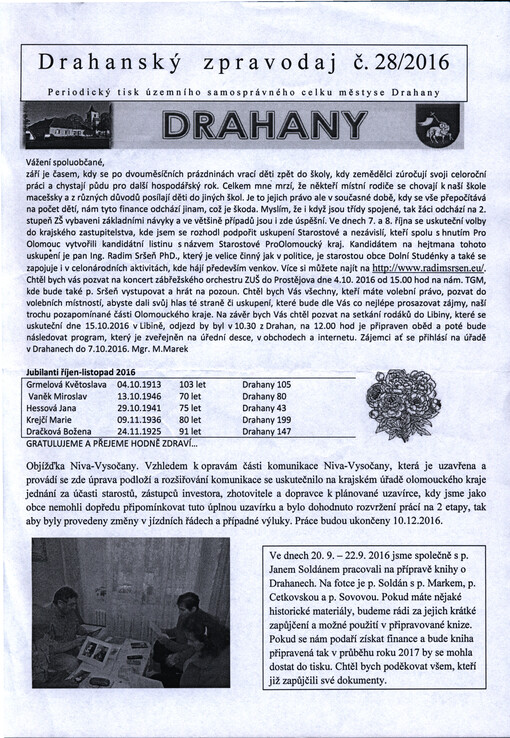 Drahanský zpravodaj