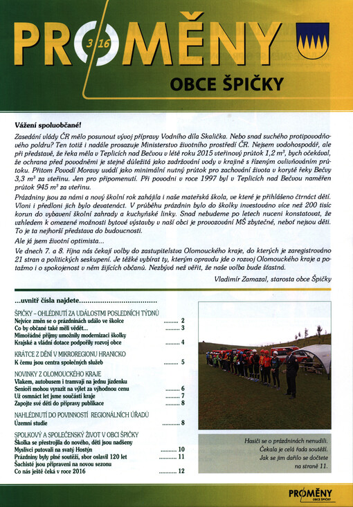 Proměny obce Špičky