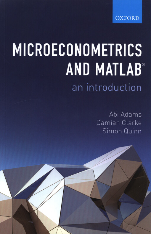 Microeconometrics and MATLAB : an introduction