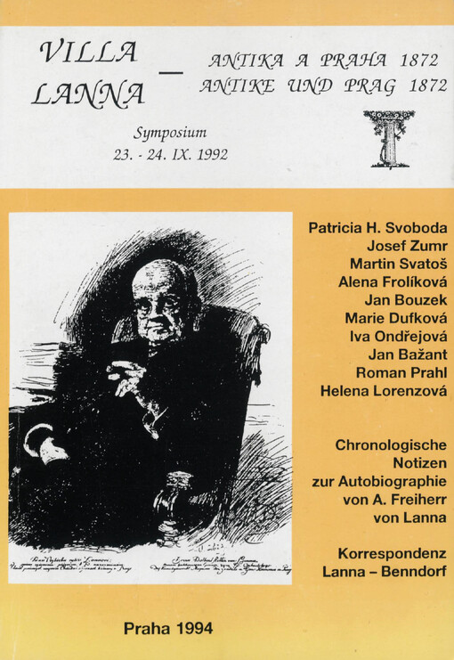 Villa Lanna - antika a Praha 1872 =: Villa Lanna-Antike und Prag