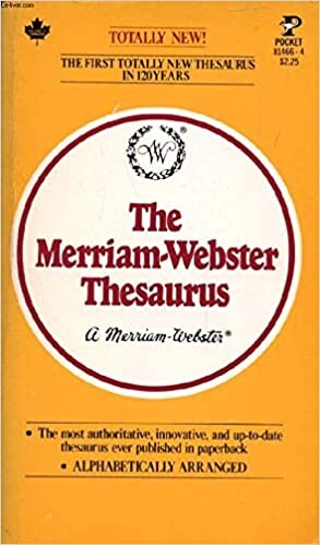 The Merriam-Webster thesaurus.