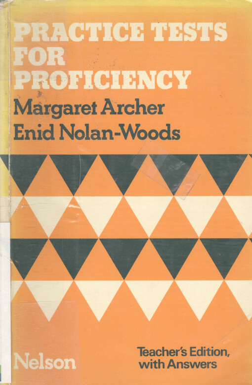 Practice tests for proficiency. [Teacher's edition with answers]