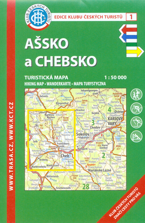 Ašsko a Chebsko : turistická mapa 1:50 000