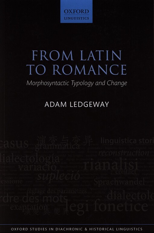 From Latin to romance :morphosyntactic typology and change