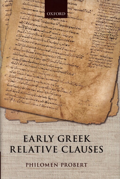 Early Greek relative clauses