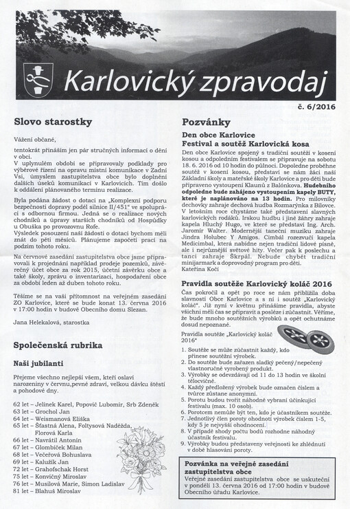 Karlovický zpravodaj
