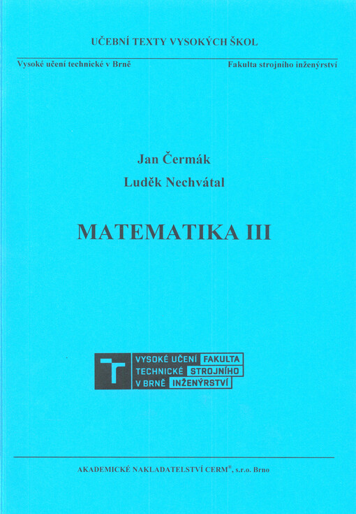 Matematika III