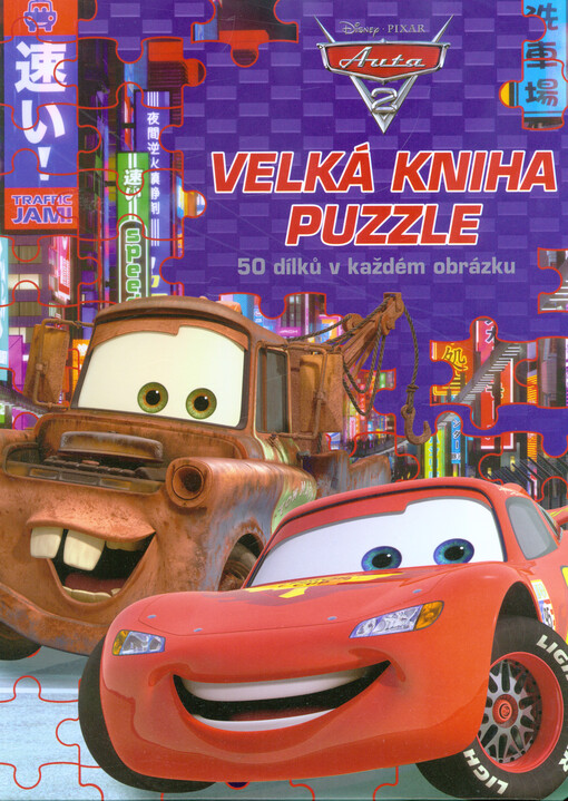 Auta - Velká kniha puzzle