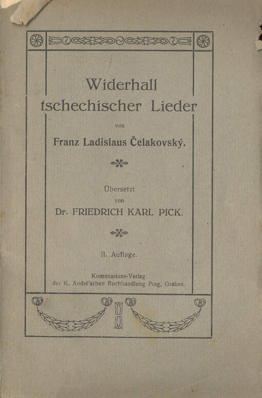 Widerhall tschechischer Lieder