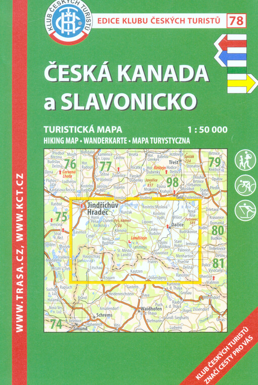 Česká Kanada a Slavonicko : turistická mapa 1:50 000