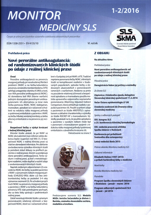 Monitor medicíny SLS