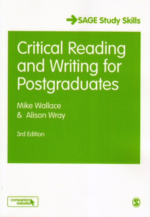 Critical reading and writing for postgraduates