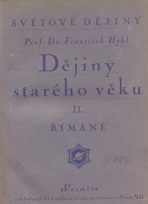 Dějiny starého věku.Díl 2,Římané