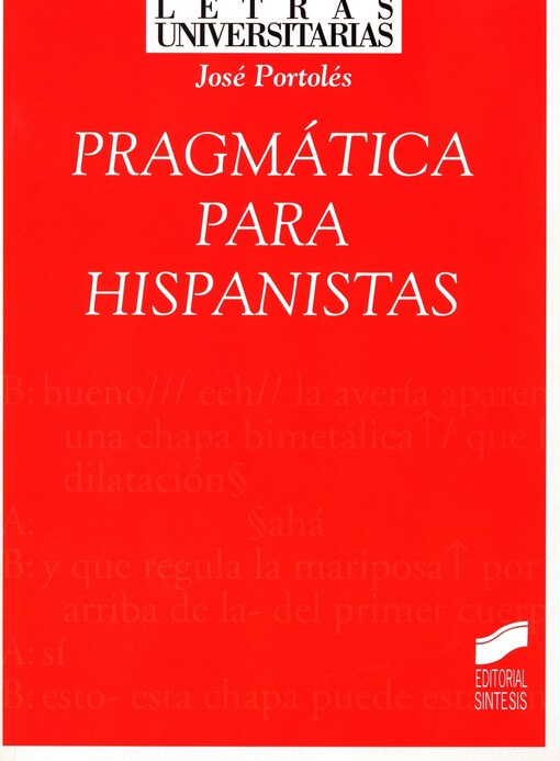 Pragmática para hispanistas