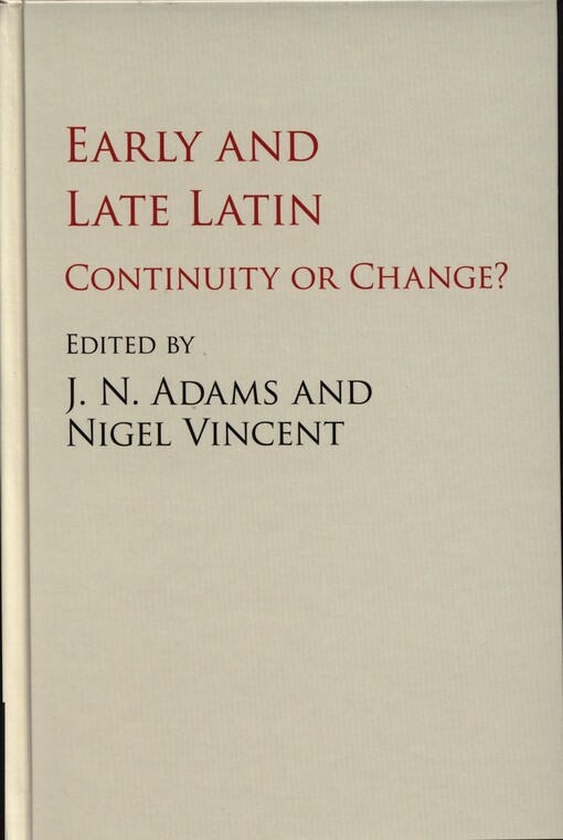 Early and Late Latin