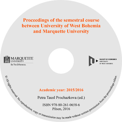 Proceedings of the semestral course between University of West Bohemia and Marquette University; Academic year: 2015/2016
