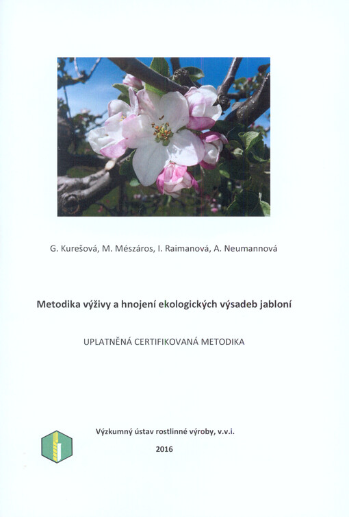 Výživa a hnojení ekologických výsadeb jabloní