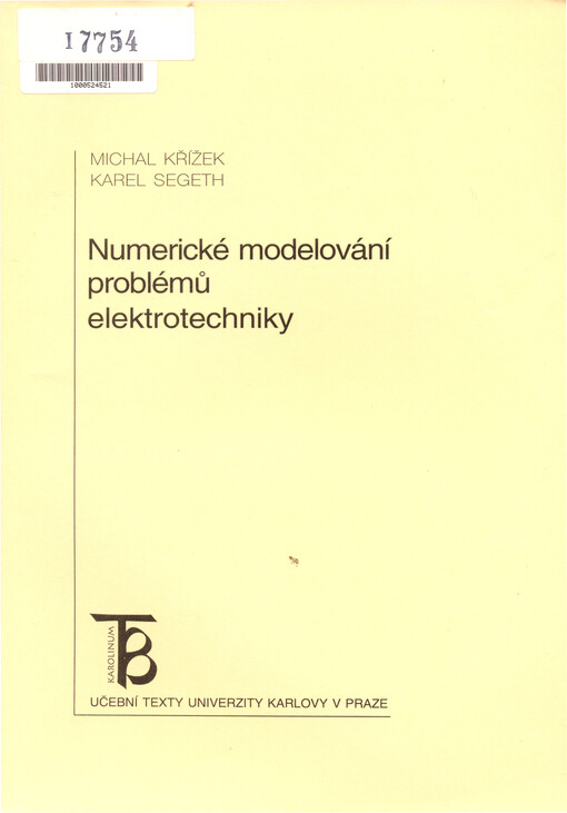 Numerické modelování problémů elektrotechniky