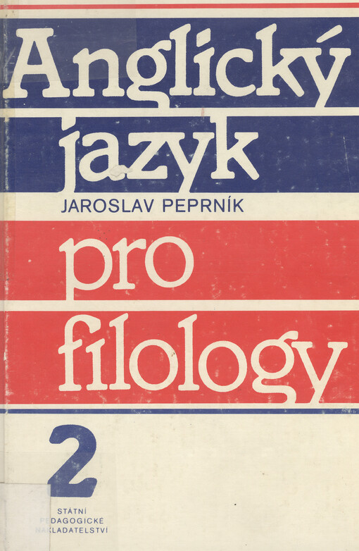 Anglický jazyk pro filology 2