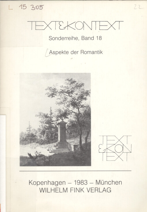 Aspekte der Romantik : Vorträge des Kolloquiums am 25. und 26. April 1983
