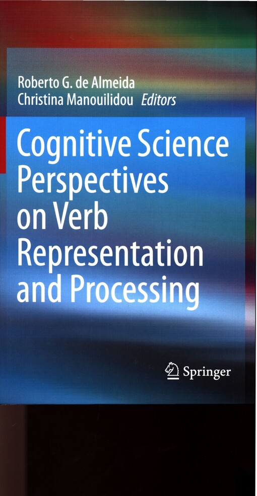 Cognitive science perspectives on verb representation and processing