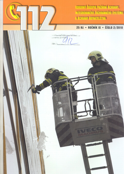 112 : odborný časopis požární ochrany, integrovaného záchranného systému a ochrany obyvatelstva