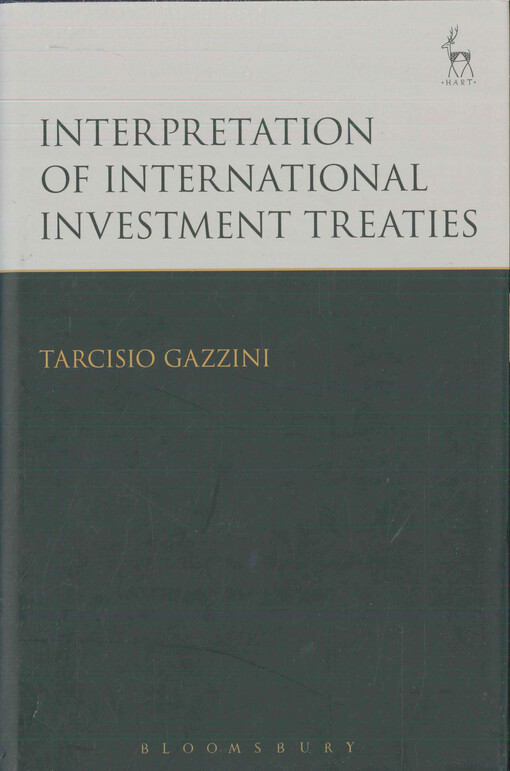 Interpretation of international investment treaties