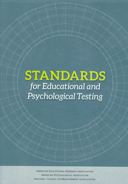 Standards for educational and psychological testing