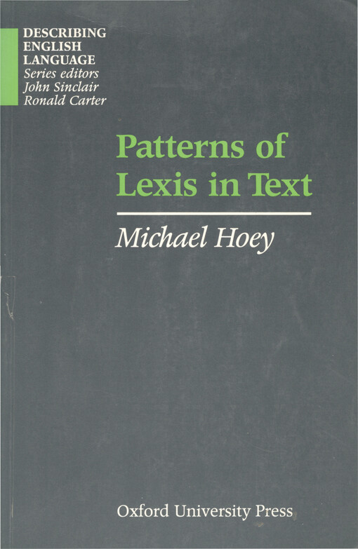 Patterns of lexis in text