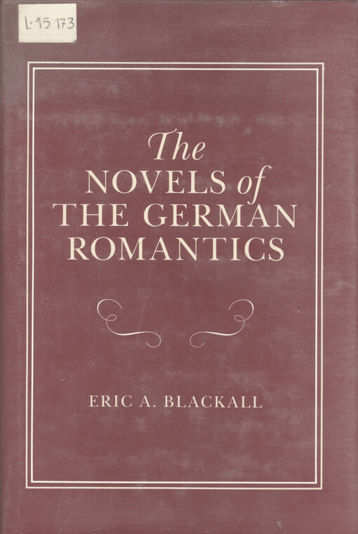 The novels of the German romantics