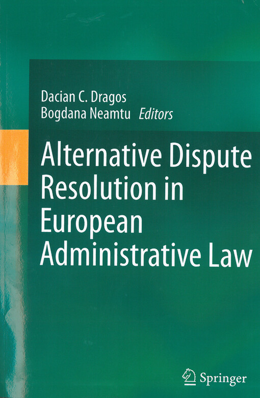 Alternative dispute resolution in European administrative law